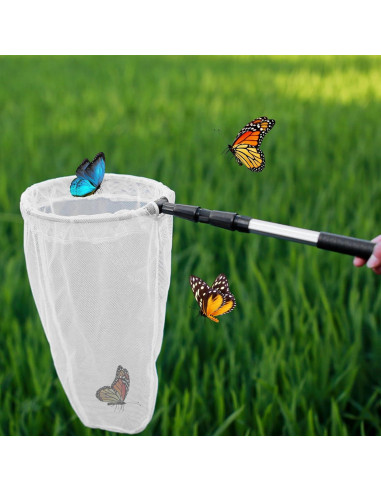 Red de Mariposas Telescópica ESiiFuu 43-93 cm Malla Fina