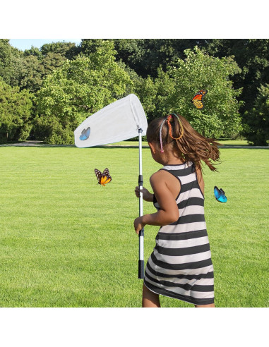 Red de Mariposas Telescópica ESiiFuu 43-93 cm Malla Fina