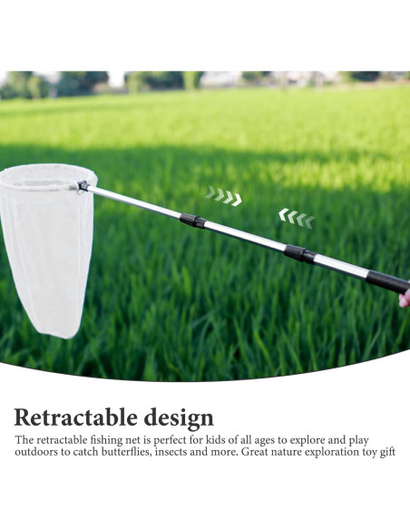 Red de Mariposas Telescópica ESiiFuu 43-93 cm Malla Fina