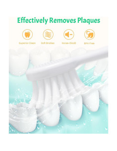 Cepillo de Dientes Eléctrico NELL&WELL para Niños IPX7 2