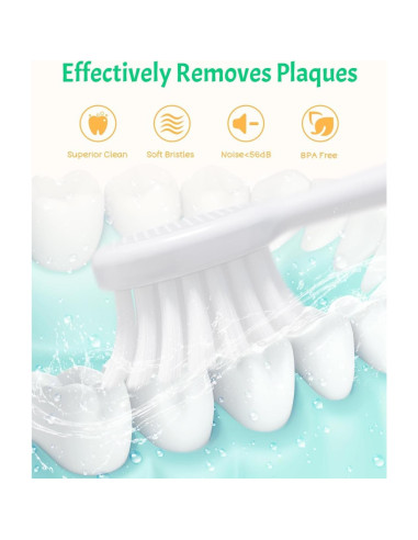 Cepillo de Dientes Eléctrico NELL&WELL para Niños IPX7