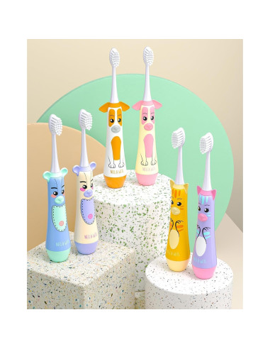 Cepillo de Dientes Eléctrico NELL&WELL para Niños IPX7