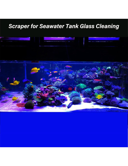 Rascador de Algas para Acuario ZZHXSM 35 cm con 5 Cuchillas