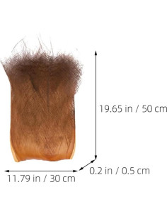Hojas de Corteza Falsa VOSAREA 5 Piezas 50x30cm Jardín 2