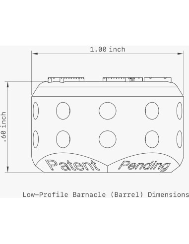 Pata de Percebe Barnacle WAVEformd para Longboard 1.52cm