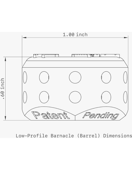Pata de Percebe Barnacle WAVEformd para Longboard 1.52cm