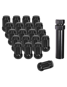 Tuercas de Rueda NPAUTO 1/2"-20 Negras 21 Pcs para Ford y Jeep