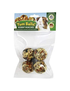 Yum Balls Exotic Nutrition - Golosinas saludables para roedores