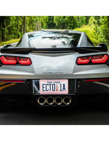 Marco de Placa de Licencia Kigai Rosa - Paquete de 2 Universales