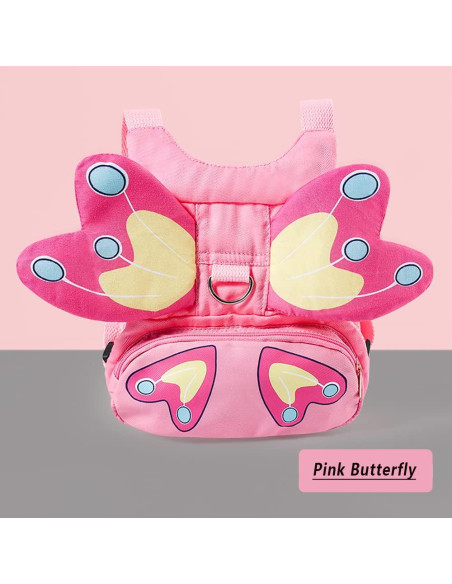 Arnés de Seguridad para Niños con Correa Anti-Pérdida PINK2