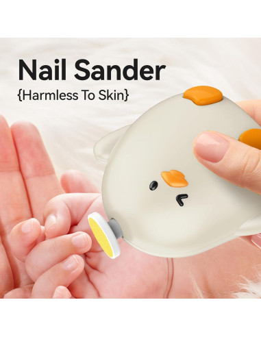 Lima de Uñas Eléctrica GEREFET para Bebés y Adultos - Kit Completo