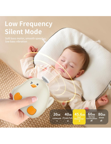 Lima de Uñas Eléctrica GEREFET para Bebés y Adultos - Kit Completo