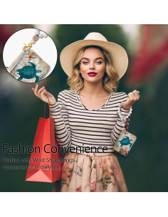 Billetera RFID para Mujeres Blusabaca Tortuga con Llavero 2