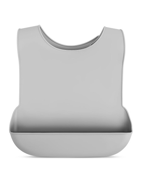 Babero de Silicona para Adultos FOMIYES - Impermeable y Ajustable 42x28cm