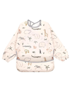 Babero Impermeable Little Dimsum con Mangas Largas para Bebés