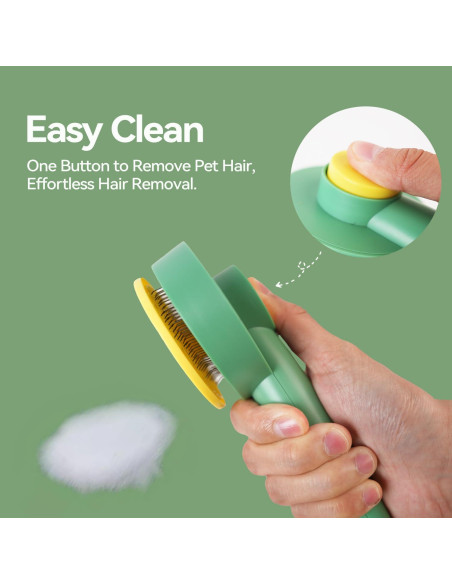 Kit de Aseo para Mascotas FOR-HI 2PCS Cepillo y Peine