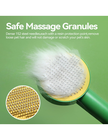 Kit de Aseo para Mascotas FOR-HI 2PCS Cepillo y Peine