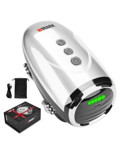 Masajeador de Mano Inalámbrico Colorski 2600mAh Plata