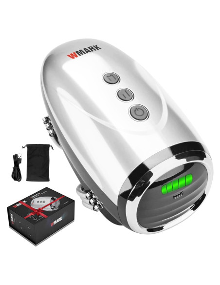 Masajeador de Mano Inalámbrico Colorski 2600mAh Plata