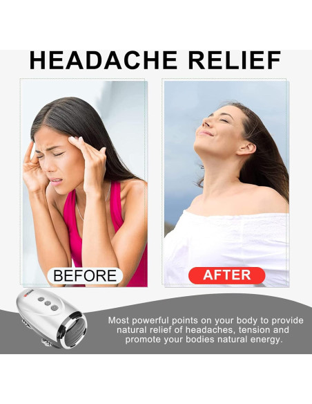 Masajeador de Mano Inalámbrico Colorski 2600mAh Plata