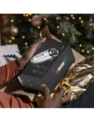 Masajeador de Mano Inalámbrico Colorski 2600mAh Plata