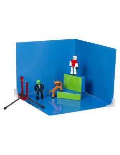 StikBot Zanimation Studio con Mascota y Soporte - 3 Figuras