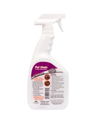 Neutralizador de Manchas Capture 32oz - Spray para Alfombra y Madera