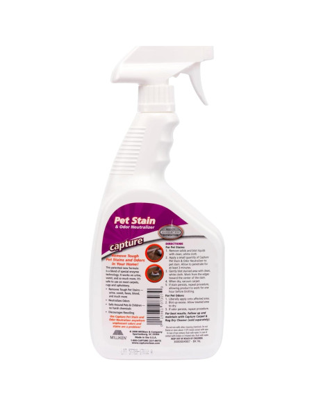 Neutralizador de Manchas Capture 32oz - Spray para Alfombra y Madera