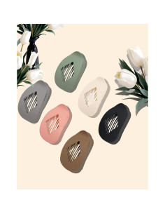 Paquete de 6 Clips de Pelo Planos Antideslizantes - Neutros 2