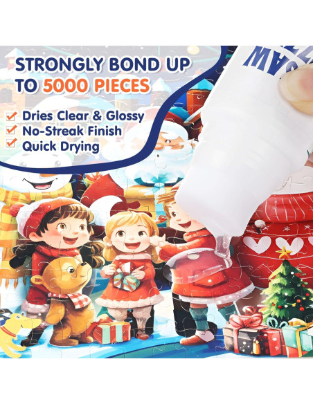 Paquete de 8 Pegamentos para Rompecabezas AmazingSpark 120ml