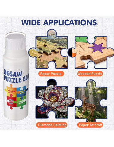 Paquete de 8 Pegamentos para Rompecabezas AmazingSpark 120ml