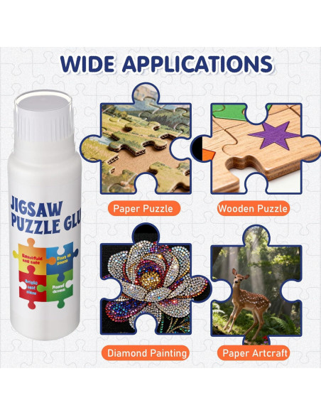 Paquete de 8 Pegamentos para Rompecabezas AmazingSpark 120ml