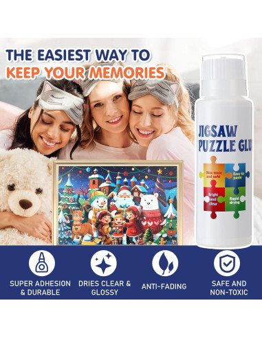 Paquete de 8 Pegamentos para Rompecabezas AmazingSpark 120ml