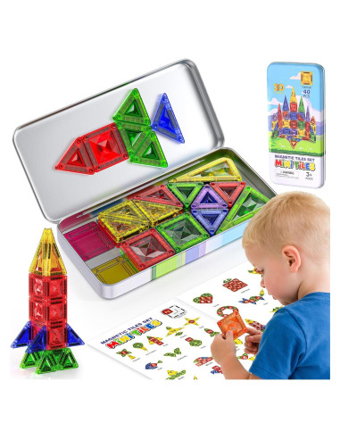 Azulejos Magnéticos Mini 40PCS OFFISYS Juguete Educativo STEM