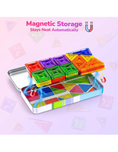 Azulejos Magnéticos Mini 40PCS OFFISYS Juguete Educativo STEM