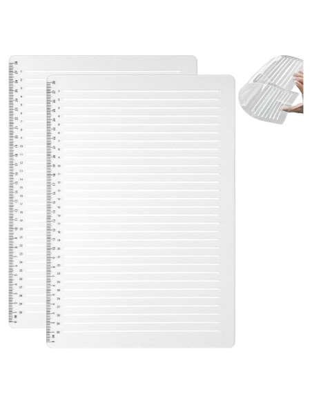 Plantilla de línea recta MOZEAT LENS 29.5x20.5cm PVC