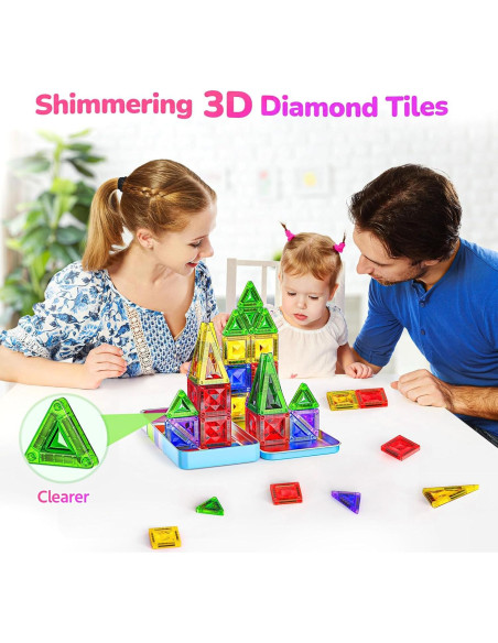 Azulejos Magnéticos Mini 40PCS OFFISYS Juguete Educativo STEM