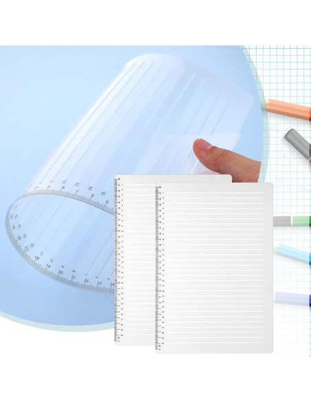 Plantilla de línea recta MOZEAT LENS 29.5x20.5cm PVC