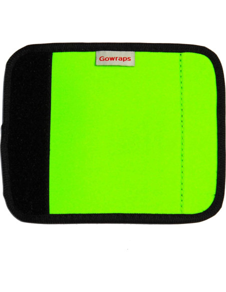 Funda de Mango de Equipaje GOWRAPS Neopreno Verde Fluorescente