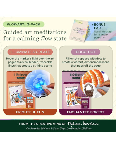 Lifelines FlowArt 2-Pack Otoño - Pads de Actividad y Marcadores