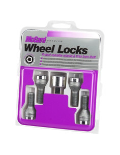Cerraduras de Rueda McGard 27014 Cromadas M12 x 1.5 - Juego de 4