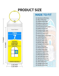 Soportes de Etiquetas de Equipaje XIANGXING - Paquete de 10 Transparentes 2