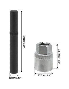 Kit de Herramientas para Tuercas de Rueda Mercedes-Benz 12 Piezas 2