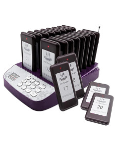 Sistema de Buzzer de Restaurante Daytech 20 Pagers 433MHz