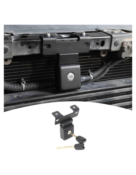 Cerraduras de Capó Antirrobo PDKLIN para Jeep Wrangler JK 2007-2017