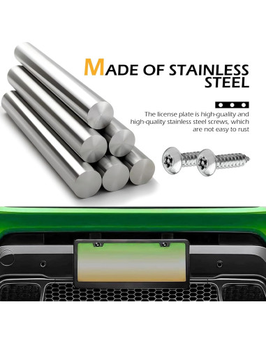 Kit de Tornillos Antirrobo para Placas de Licencia Ferianl M6