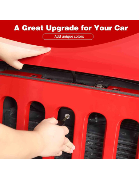 Cerraduras de Capó Antirrobo PDKLIN para Jeep Wrangler JK 2007-2017