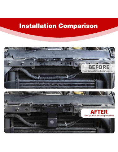 Cerraduras de Capó Antirrobo PDKLIN para Jeep Wrangler JK 2007-2017