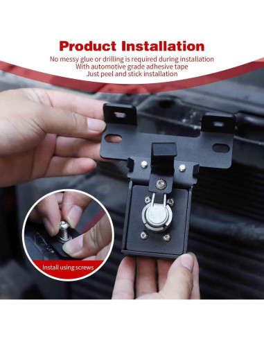 Cerraduras de Capó Antirrobo PDKLIN para Jeep Wrangler JK 2007-2017