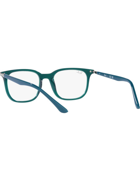 Gafas Recetadas Ray-Ban RX7211F Ajuste Bajo Puente Turquesa